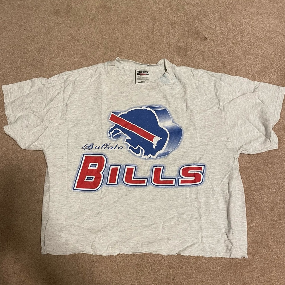 Buffalo bills vintage style crop shirt